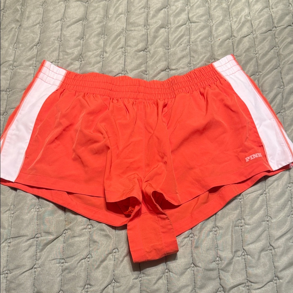 PINK Victoria's Secret Women's Coral Athletic Shorts
